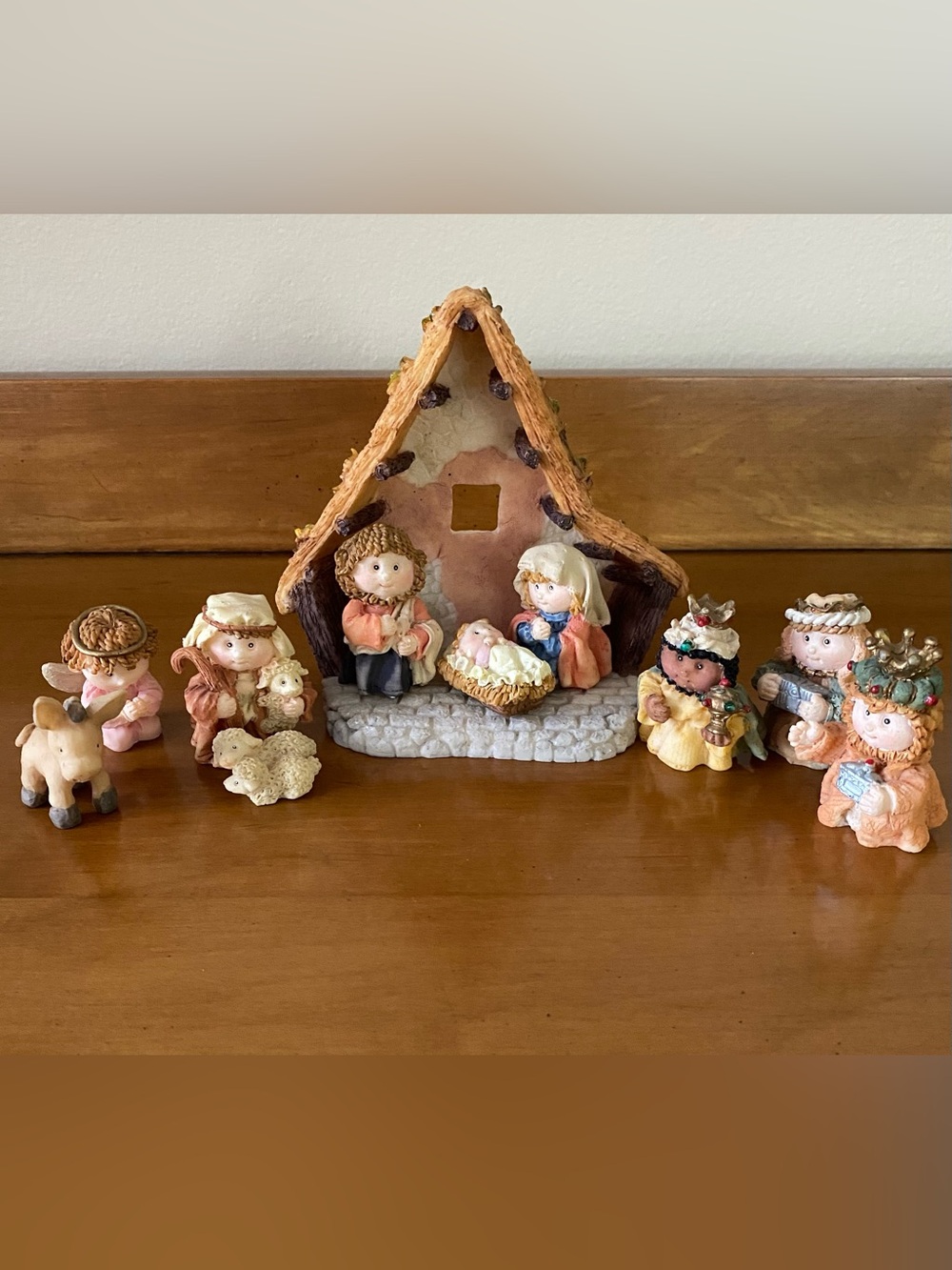 Nativity Set mini Christmas Mary Joseph & baby Jesus